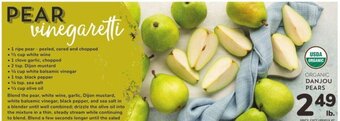 Albertsons Organic Danjou Pears offer
