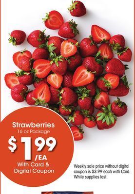 Kroger Strawberries offer