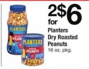 ACME Planters dry roasted peanuts offer