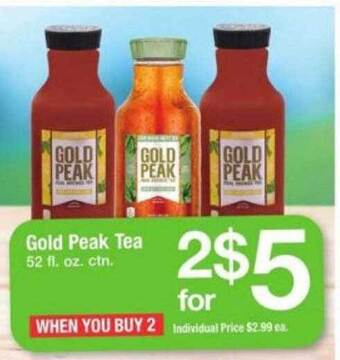 ACME Gold peak tea offer