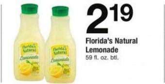 ACME Florida's natural lemonade offer