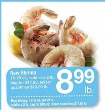 ACME Raw shrimp offer