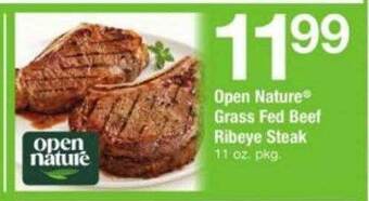 ACME Open nature grass fed beef ribeye steak offer