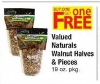ACME Valued naturals walnut halves & pieces offer