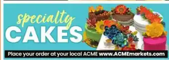 ACME Cakes offer
