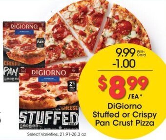 Kroger Digiorno Stuffed or Crispy Pan Crust Pizza offer