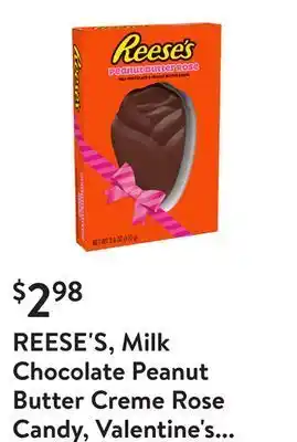 Walmart Reese's, milk chocolate peanut butter creme rose candy, valentine's day offer