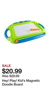 Kohl's Hey! play! kid's magnetic doodle board offer