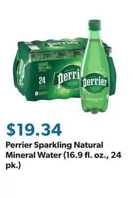 Sam's Club Perrier sparkling natural mineral water (16.9 fl. oz., 24 pk.) offer