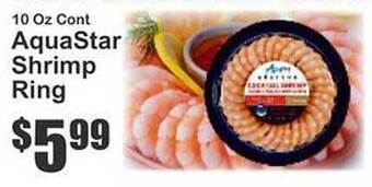 Key Food Aquastar shrimp ring offer