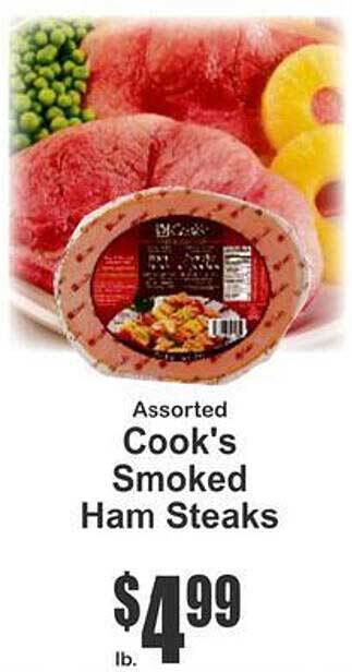 Key Food Cook's smoked ham steaks offer