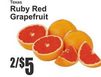 Key Food Ruby red grapefruit offer
