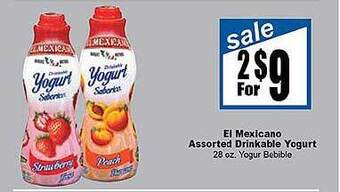 Rancho Markets El mexicano assorted drinkable yogurt offer