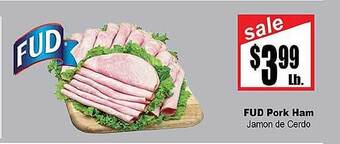 Rancho Markets Fud pork ham offer