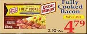 Market Basket Oscar mayer fully cooked bacon offer