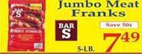 Market Basket Jumbo meat franks offer