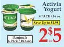 Market Basket Activia yogurt offer