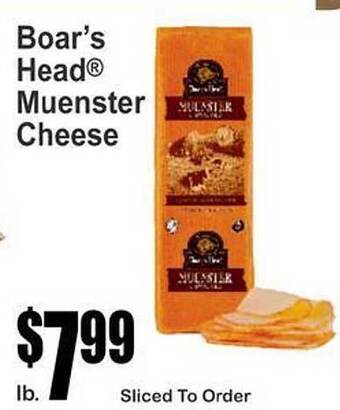 Key Food Boar's head muenster cheese offer