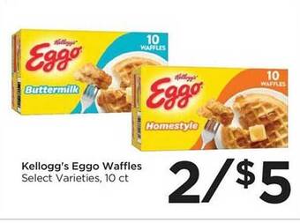 Food 4 Less Kellogg's eggo waffles offer