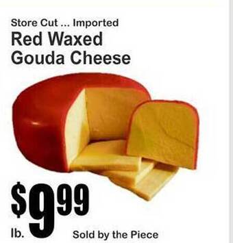 Key Food Red waxed gouda cheese offer