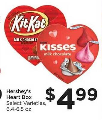 Food 4 Less Hershey's heart box offer