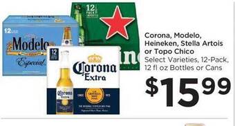 Food 4 Less Corona, modelo, heineken, stella artois or topo chico offer