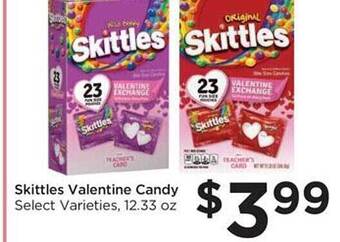 Foods Co Skittles valentine candy offer