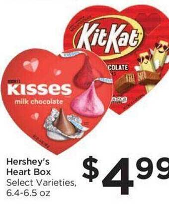 Food 4 Less Hershey's heart box offer
