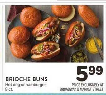 Albertsons Brioche buns offer