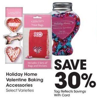 Kroger Holiday Home Valentine Baking Accessories offer