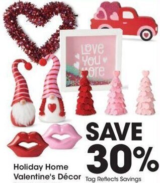Kroger Holiday Home Valentine's Decor offer