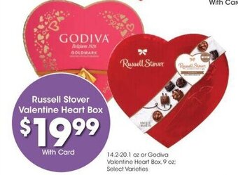Kroger Russell Stover Valentine Heart Box offer