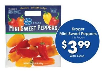 Kroger Kroger Mini Sweet Peppers offer