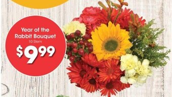 Kroger Year of the Rabbit Bouquet 10 Stem offer
