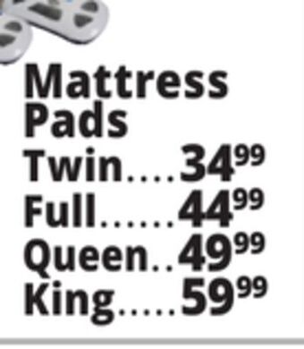 Ocean State Job Lot Mattress pads offer