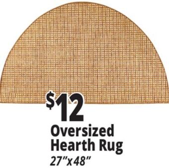 Ocean State Job Lot Oversized hearth rug offer