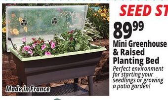 Ocean State Job Lot Mini greenhouse & raised planting bed offer
