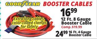Ocean State Job Lot Booster cables offer
