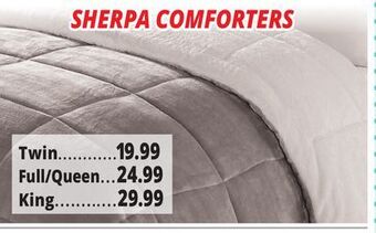 Ocean State Job Lot Sherpa comforters offer