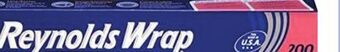 Ocean State Job Lot Reynolds wrap aluminum foil offer