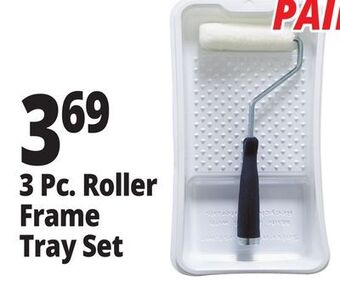 Ocean State Job Lot 3 pc. roller frame tray set offer