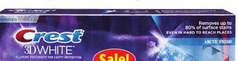 Ocean State Job Lot 3d white toothpaste offer