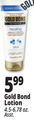 Ocean State Job Lot Gold bond lotion offer