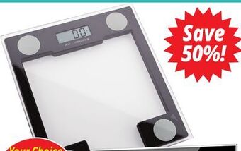 Ocean State Job Lot Digital bathroom scales offer