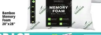 Ocean State Job Lot Bamboo memory foam 20"x28" offer