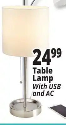 Ocean State Job Lot Table lamp offer