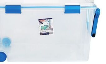 Ocean State Job Lot 120 quart wheeled gasket tote offer