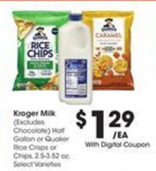 Kroger Kroger Milk offer
