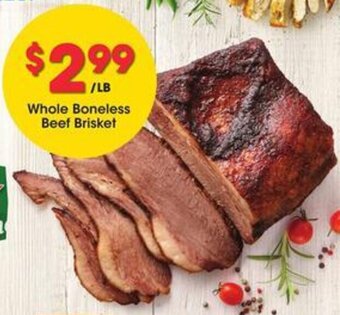 Kroger Whole Boneless Beef Brisket offer