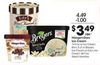 Kroger Haagen-Dazs Ice Cream 14 fl oz offer